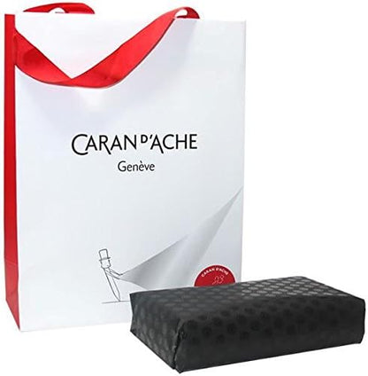 Caran D' Ache Chevron Ecridor Rhodium Ballpoint Pen Chevron Silver, Large Engraving Space (0890.296) by Caran d'Ache