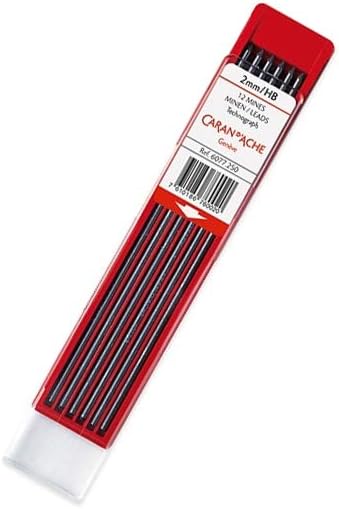 Caran d'Ache Technograph Graphite Leads HB 2 mm Black