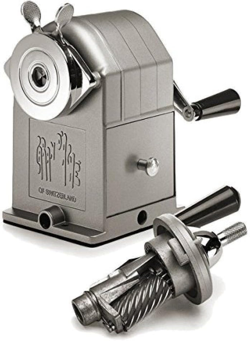 Caran d'Ache - Temperamatite in metallo & 0775.306 Artist Graphite Line Grafwood - Matite con 6 gradazioni di durezza