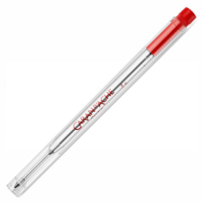 Caran d’Ache – Recambio Goliath para Bolígrafos Ballpoint Pen 849 con Punta de Acero Inoxidable Media M (Rojo)