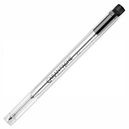 Caran d'Ache Goliath - Cartuccia di refill per penna a sfera, media, nero