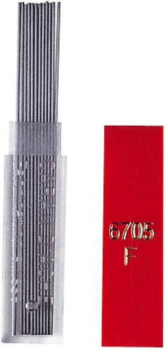 Caran d'Ache 0.7mm HB Graphite Leads (Pack of 12), Grey