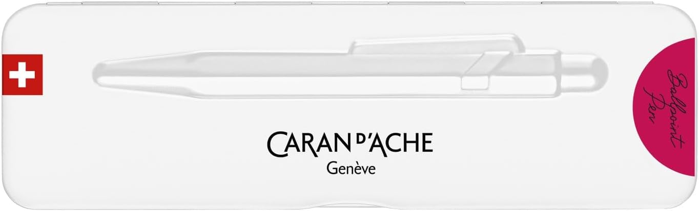 Caran d'Ache 849 POP Ballpoint Pen with Box - Fluorescent Pink