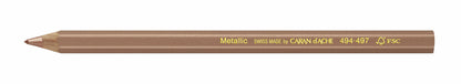 Caran d'Ache Maxi 0494.497 Colouring Pencil Metallic Bronze Size: Approx. 14 cm