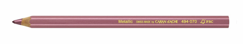 Caran d'Ache Metallic Pencil Pink (494.070