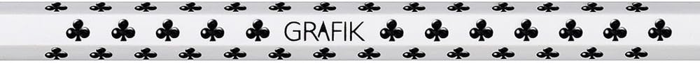 GRAFIK CARDS GRAPHITE PENCIL - CLUBS HB (12