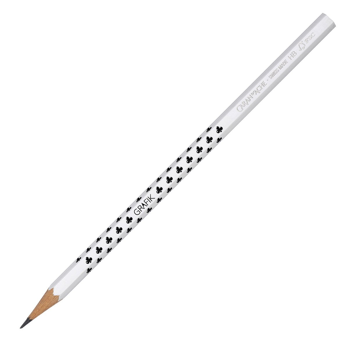 GRAFIK CARDS GRAPHITE PENCIL - CLUBS HB (12