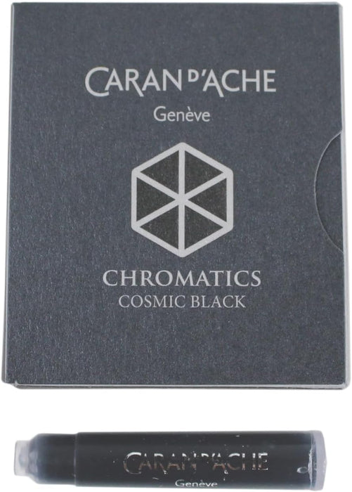 Caran d'Ache CD8021.009 Ink Cartridges - Cosmic Black (Pack of 6)