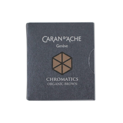 Caran d'Ache CD8021.049 Ink Cartridges - Organic Brown (Pack of 6