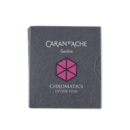 Caran d'Ache CD8021.08 Ink Cartridges - Divine Pink (Pack of 6