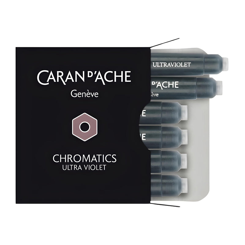 Caran d'Ache CD8021.099 Ink Cartridges - Ultraviolet (Pack of 6
