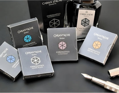 Caran d'Ache CD8021.099 Ink Cartridges - Ultraviolet (Pack of 6