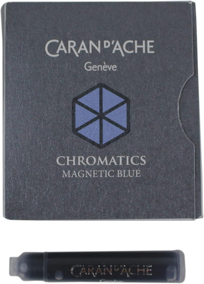 Caran d'Ache CD8021.149 Ink Cartridges - Magnetic Blue (Pack of 6)