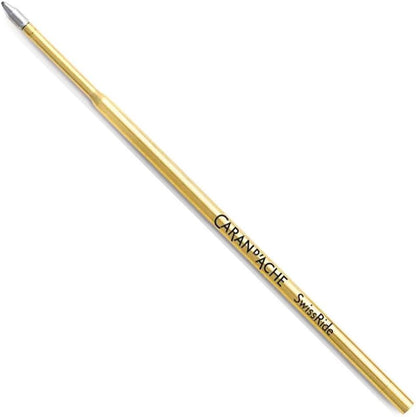 Caran d'Ache d´Ache Swissride 8522.000 Refill for Ballpoint Pen 888 Gold, Writing Colour: Blue, Line Width: Medium, 12 cm