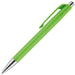 Caran Dache Ballpoint Pen, Spring Green, with SwissRide Blue Medium Cartridge