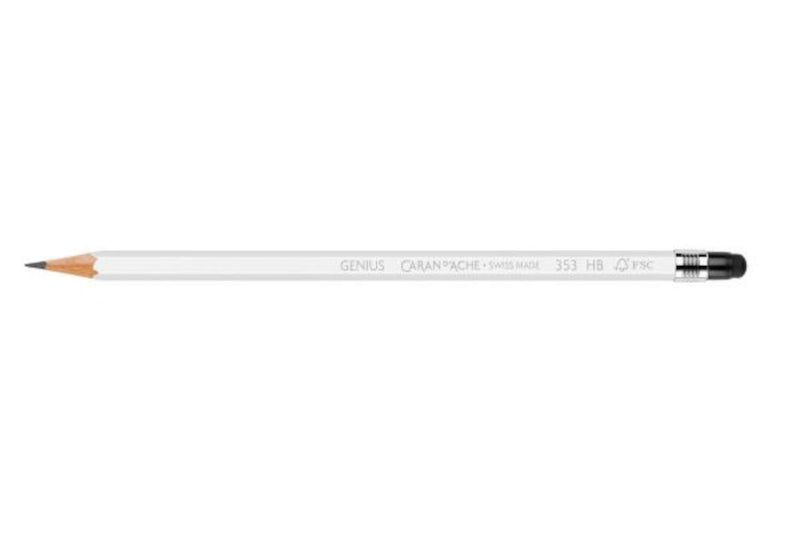 Caran d'Ache Genius Touch HB Pencil White