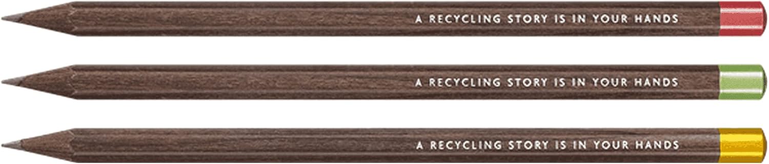 Caran d'Ache Nespresso Swiss Wood 3 graphite pencils, Brown, 0348.100