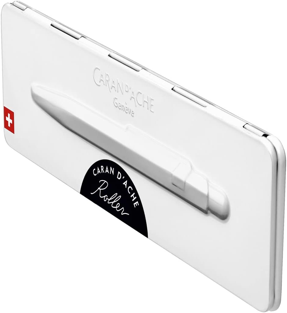 Caran d'Ache 849 Popline 0846.509 Ballpoint Pen with Case Black Lacquered Line Width M Font Colour Black Length 12.5 cm
