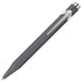 Caran d'Ache 849 Popline 0846.595 Ballpoint Pen with Case Grey Lacquered Line Width M Blue Ink Colour Length 12.5 cm