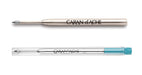 Caran d’Ache – Recambio Goliath para Bolígrafos Ballpoint Pen 849 con Punta de Acero Inoxidable Media M (Turquesa)