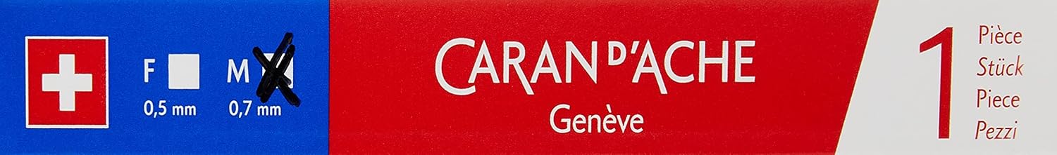 Caran d'Ache Ballpoint Pen Refill Goliath Medium in Blue, Dimensions: 10.8 cm, 0.7 mm, Item No: 8.462.000