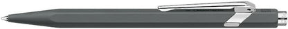 Caran d’Ache – Bolígrafo Ballpoint 849 Classic Line Retráctil de Aluminio con diseño en forma hexagonal (Color Gris Antracita