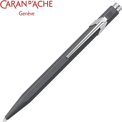Caran d’Ache – Bolígrafo Ballpoint 849 Classic Line Retráctil de Aluminio con diseño en forma hexagonal (Color Gris Antracita