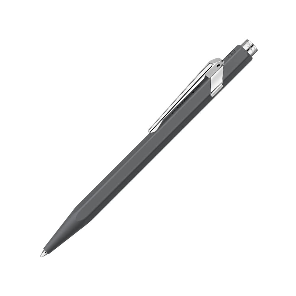 Caran d’Ache – Bolígrafo Ballpoint 849 Classic Line Retráctil de Aluminio con diseño en forma hexagonal (Color Gris Antracita