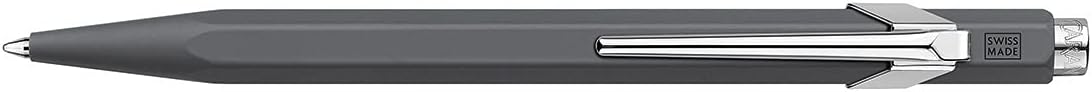 Caran d’Ache – Bolígrafo Ballpoint 849 Classic Line Retráctil de Aluminio con diseño en forma hexagonal (Color Gris Antracita