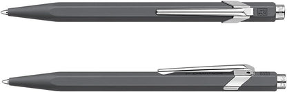 Caran d’Ache – Bolígrafo Ballpoint 849 Classic Line Retráctil de Aluminio con diseño en forma hexagonal (Color Gris Antracita