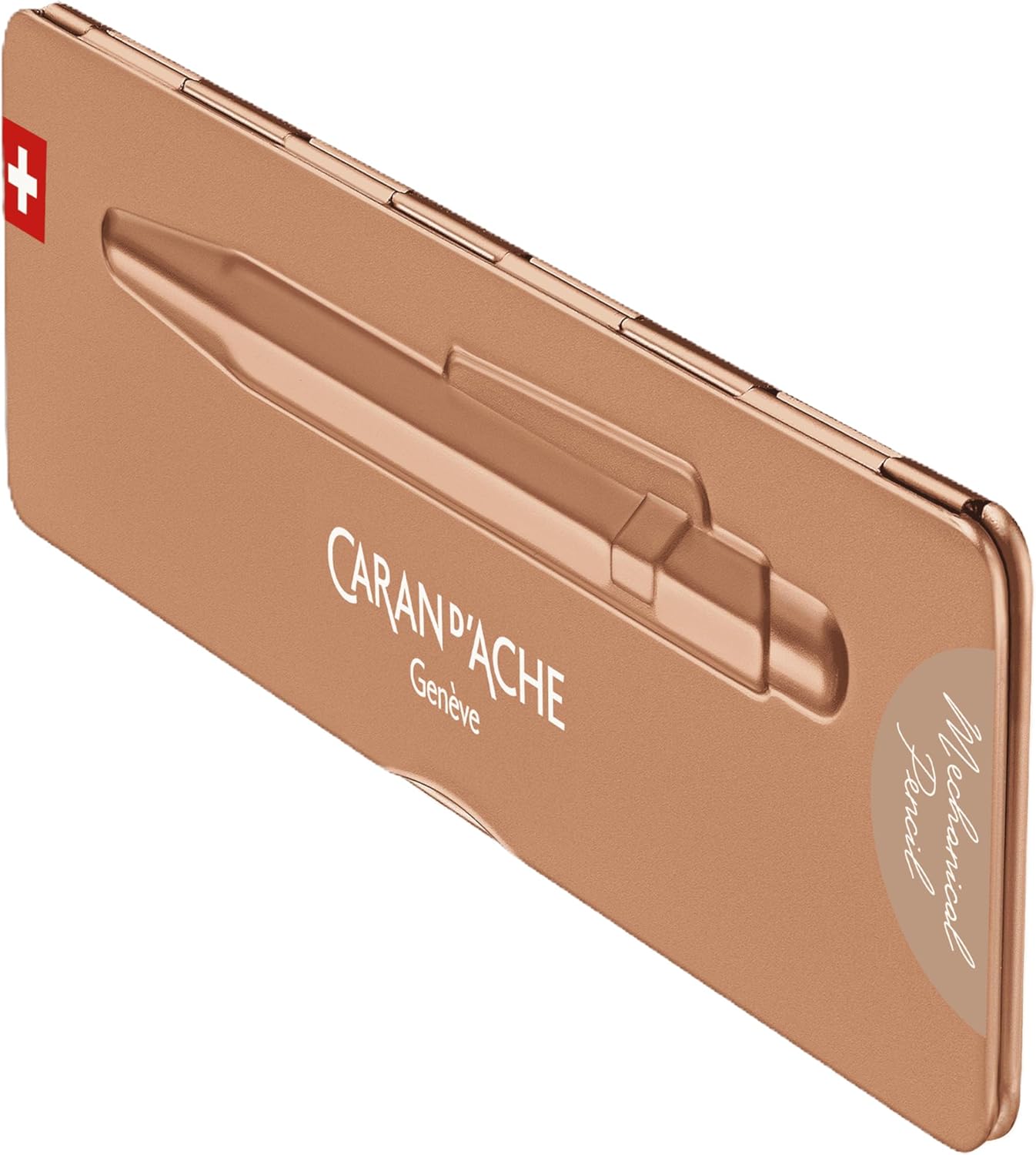 Caran d'Ache 844 Mechanical Pencil 0.7MM - Brut Rosé in Slimpack Case, Pink, One Size