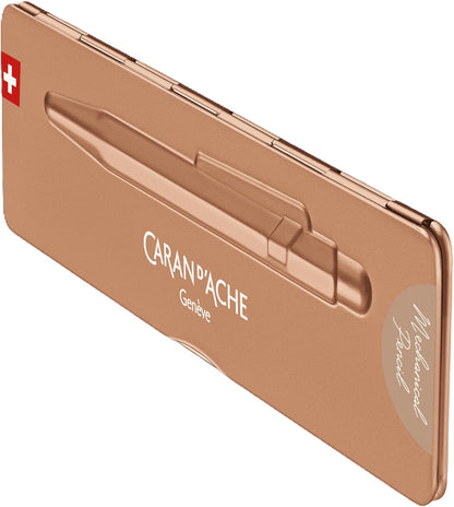 Caran d'Ache 844 Mechanical Pencil 0.7MM - Brut Rosé in Slimpack Case, Pink, One Size