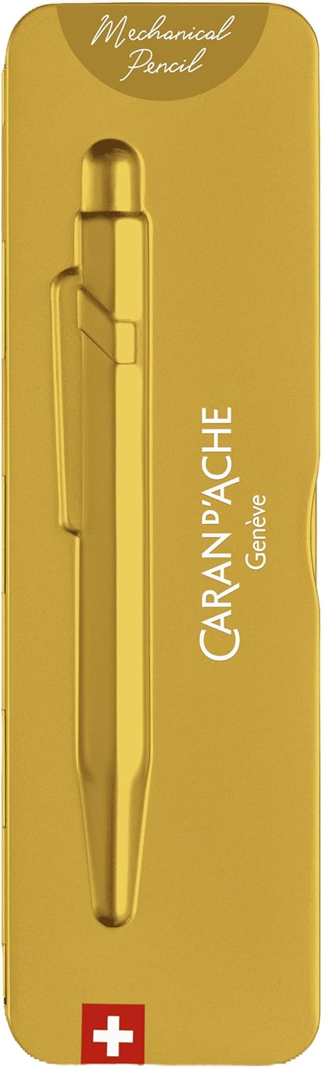 Caran d'Ache 844 Mechanical Pencil: Goldbar in slimpack