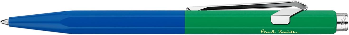 Caran D'Ache Ballpoint pen 849 Paul Smith Cobalt/Emerald, black M refill, in slimpack