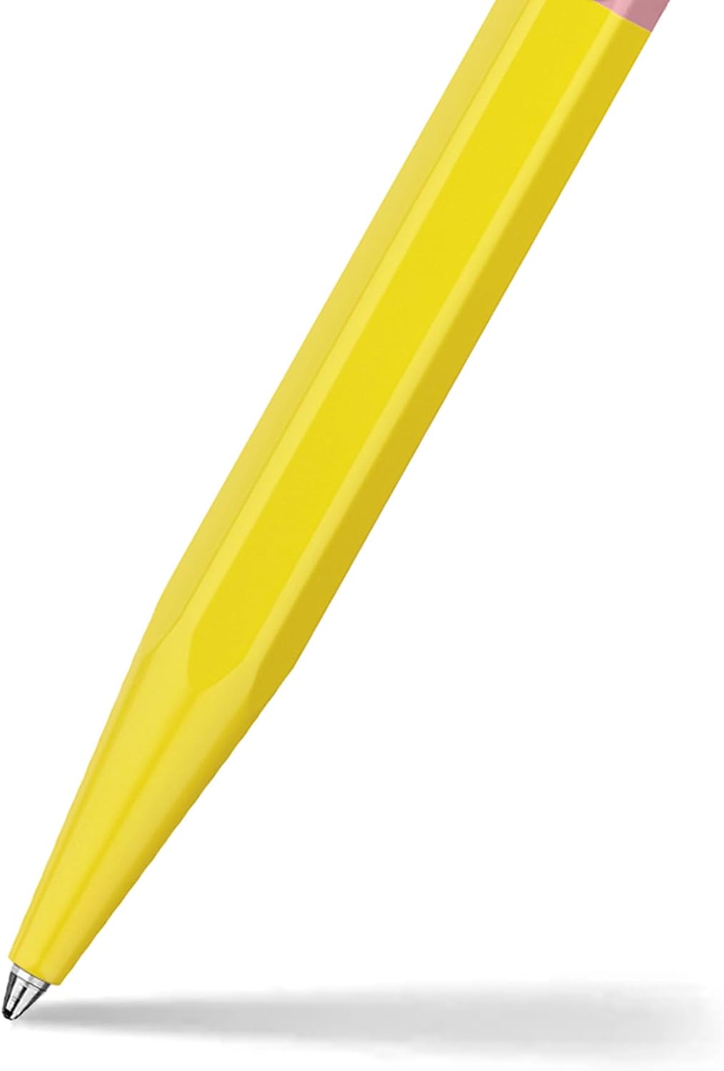 Caran D'Ache Ballpoint pen 849 Paul Smith Chartreuse/Rose, black M refill, in slimpack