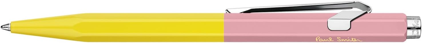 Caran D'Ache Ballpoint pen 849 Paul Smith Chartreuse/Rose, black M refill, in slimpack