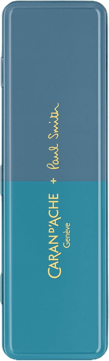 Caran d'Ache Paul Smith V4 Mechanical Pencil, Cyan Steel