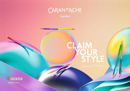Caran d'Ache Pack de 6 lápices bicolor CLAIM YOUR STYLE - Edición especial/ref. 1284.506