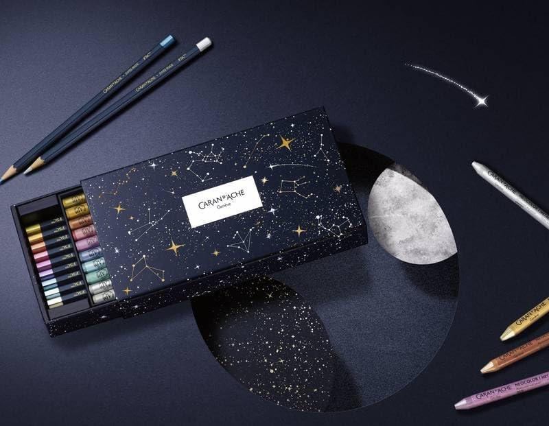 Caran d'Ache Cosmic Blue Special Edition Multiproduct Set