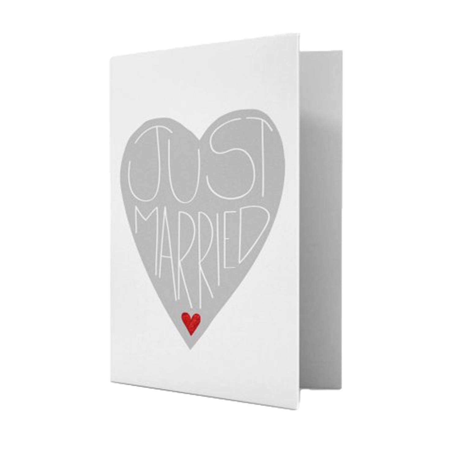 Just Married Card 11.5 x 17 cm