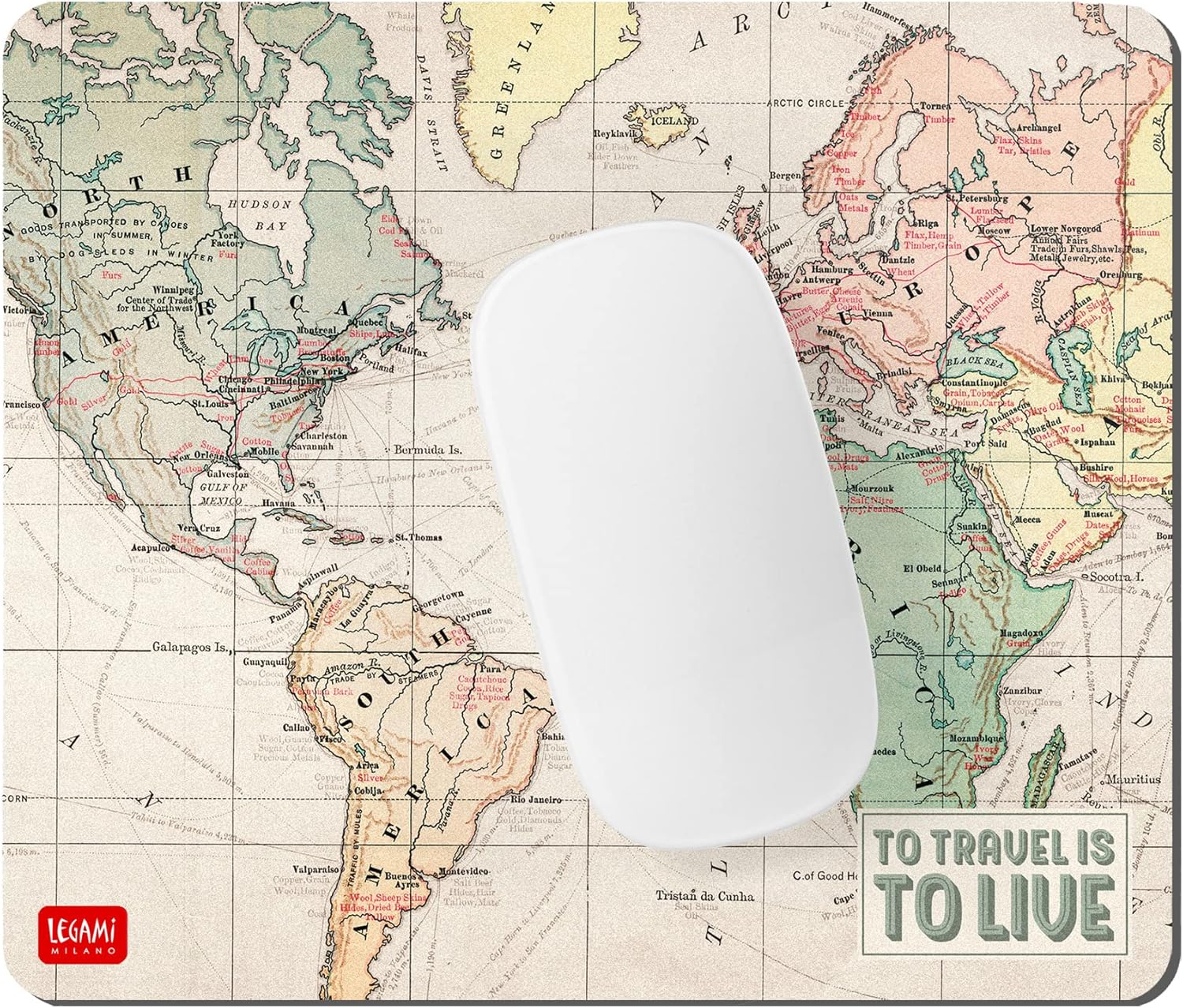 LEGAMI – Mouse Pad – Map Design