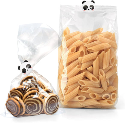 Legami - Set di 6 Clip Chiudi Pacco, per Chiudere le Confezioni, 4x3,3 cm, Tema Panda