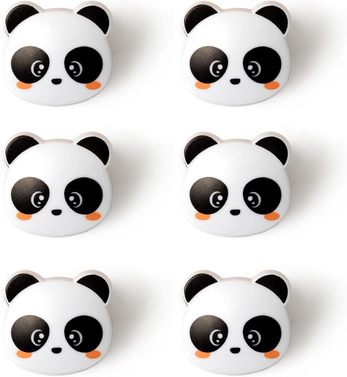 Legami - Set di 6 Clip Chiudi Pacco, per Chiudere le Confezioni, 4x3,3 cm, Tema Panda
