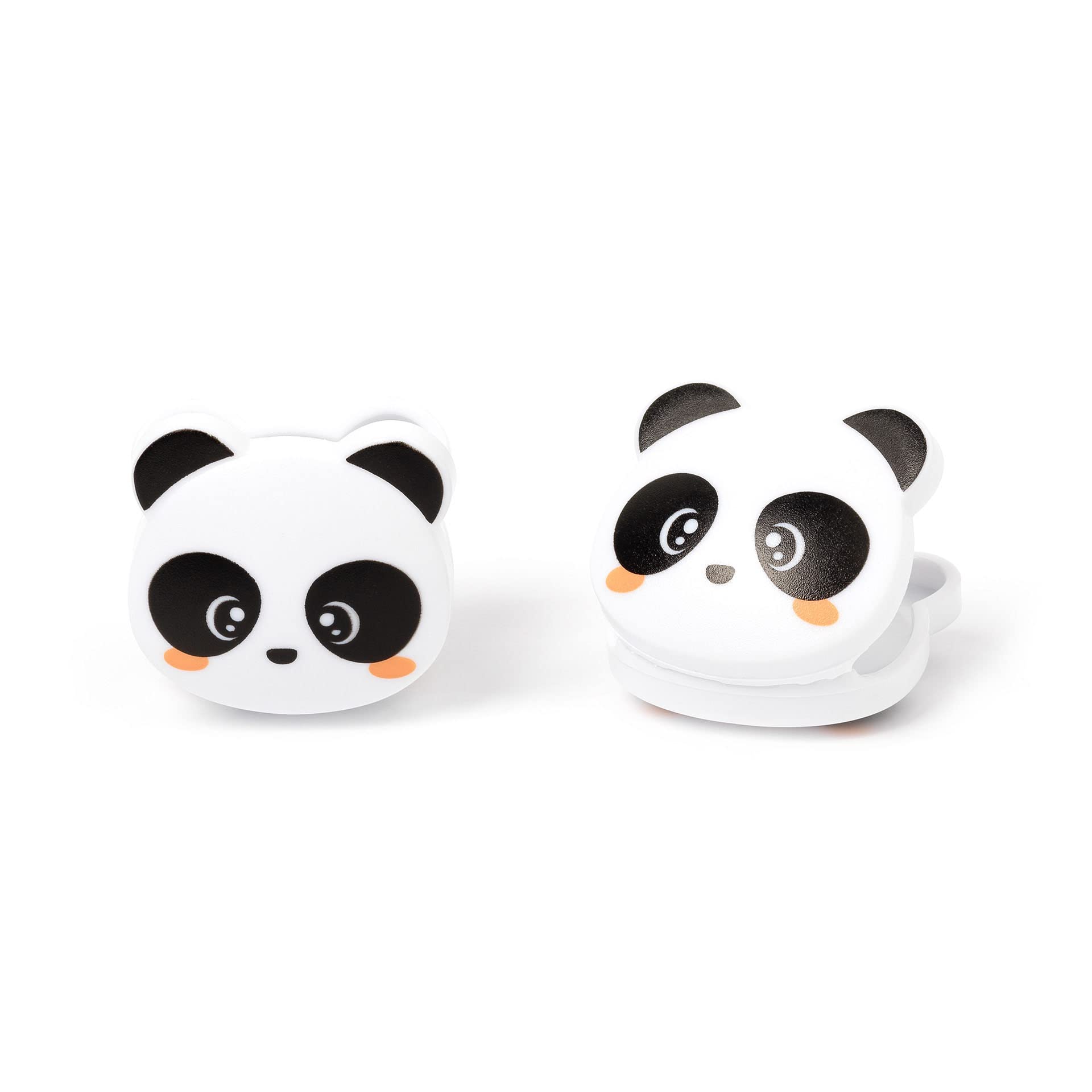 Legami - Set di 6 Clip Chiudi Pacco, per Chiudere le Confezioni, 4x3,3 cm, Tema Panda