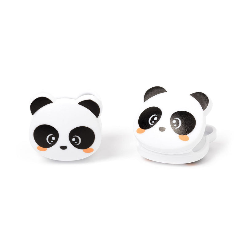 Legami - Set di 6 Clip Chiudi Pacco, per Chiudere le Confezioni, 4x3,3 cm, Tema Panda
