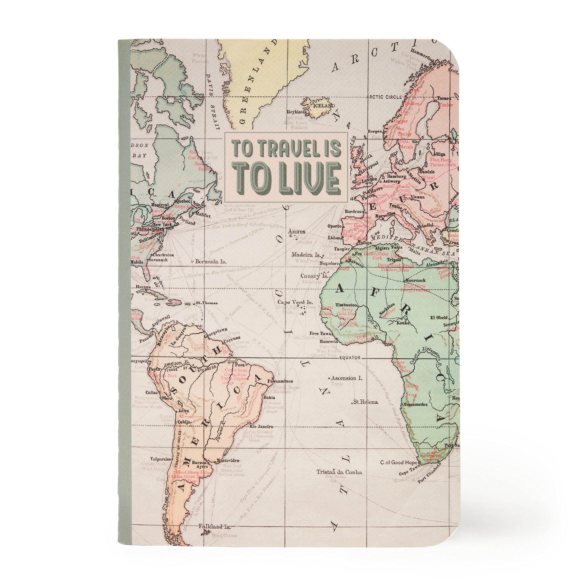 Legami - Quaderno a Righe, Foglio A6, Small, 9x13,5 cm, Tema Travel, Carta Certificata FSC® (FSC-C154586), Carta Bianca 100 g/m², a Prova di Trasparenza