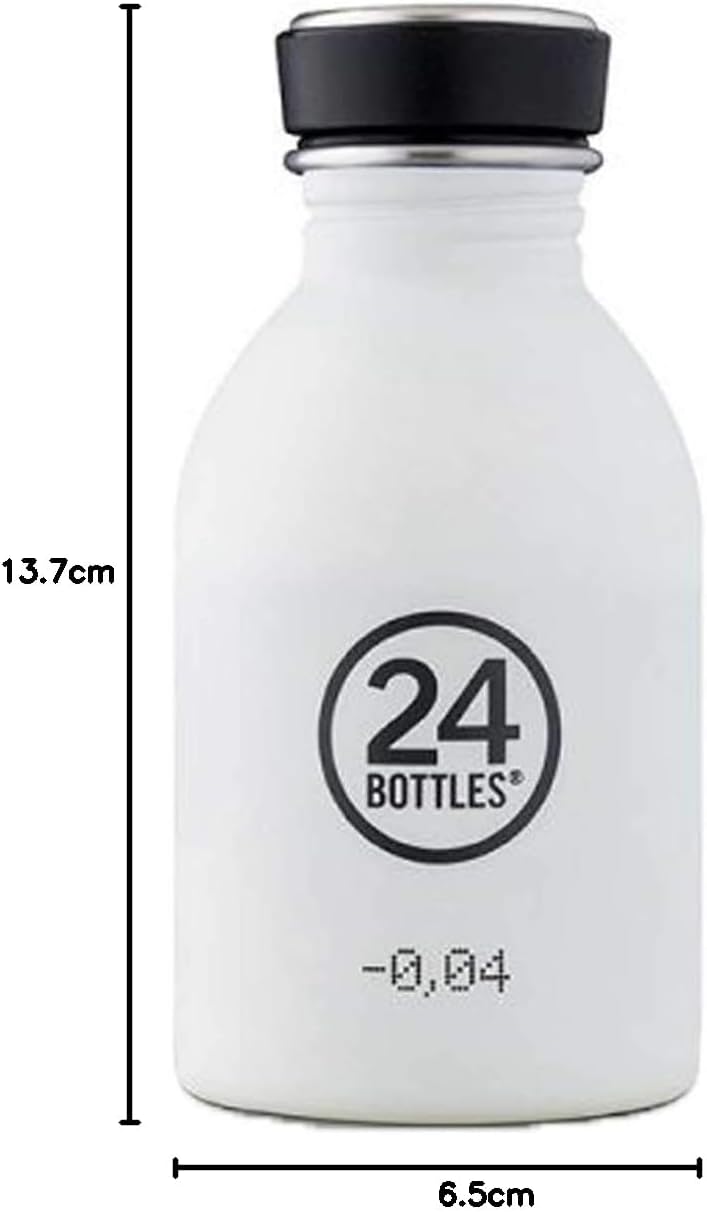 24Bottles Urban bottle 250 ml Daily usage Black,White Stainless steel