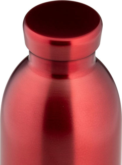 24 Bottles Clima Bottle 500ml Chianti Red Bottle, Adults Unisex, Multicoloured (Multicoloured), 500ml