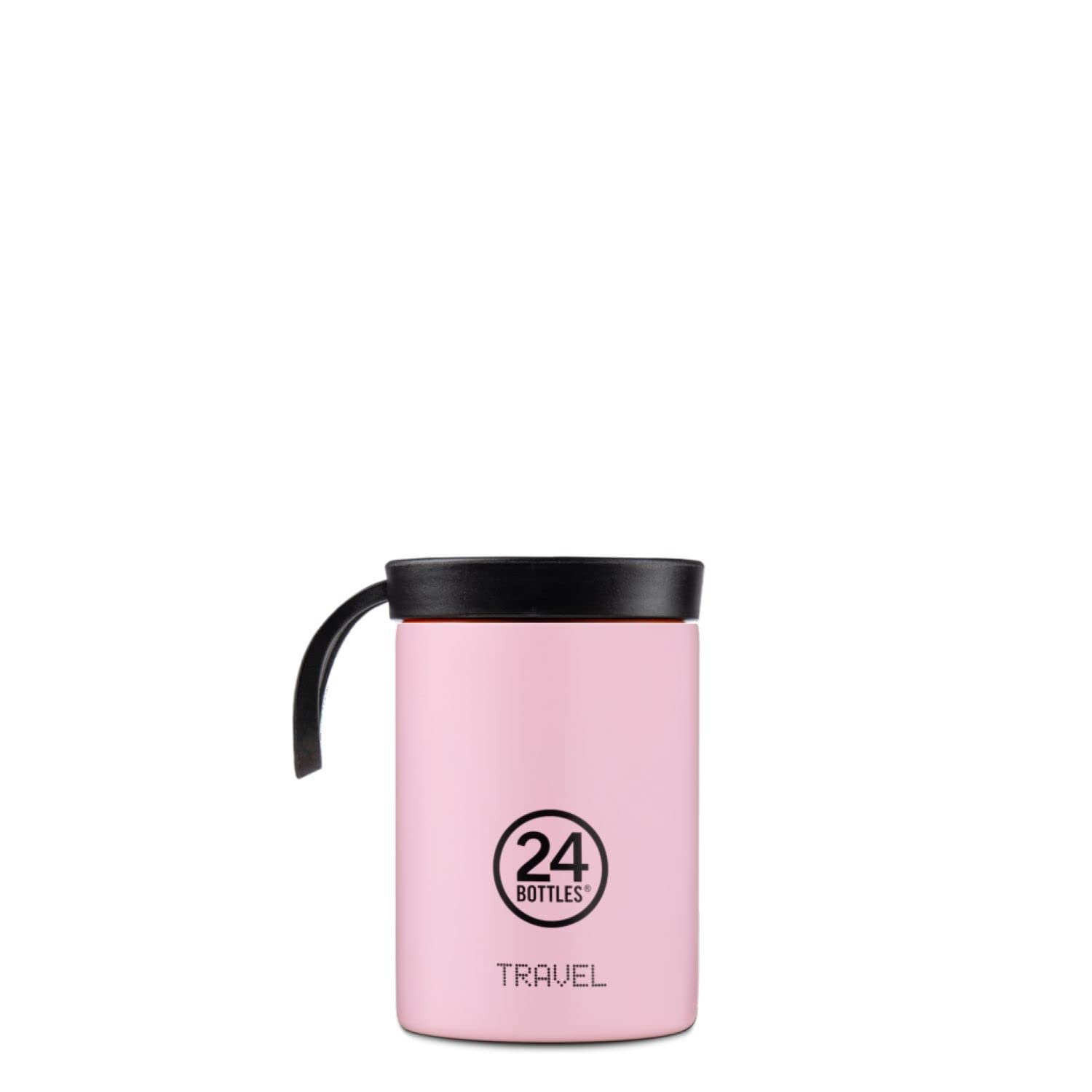 24 Bottles Insulated Travel Snack Pot, 350 ml, Candy Pink