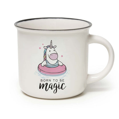 Legami Cup-Puccino Unicorn Mug, Bone China Porcelain, Multicolor